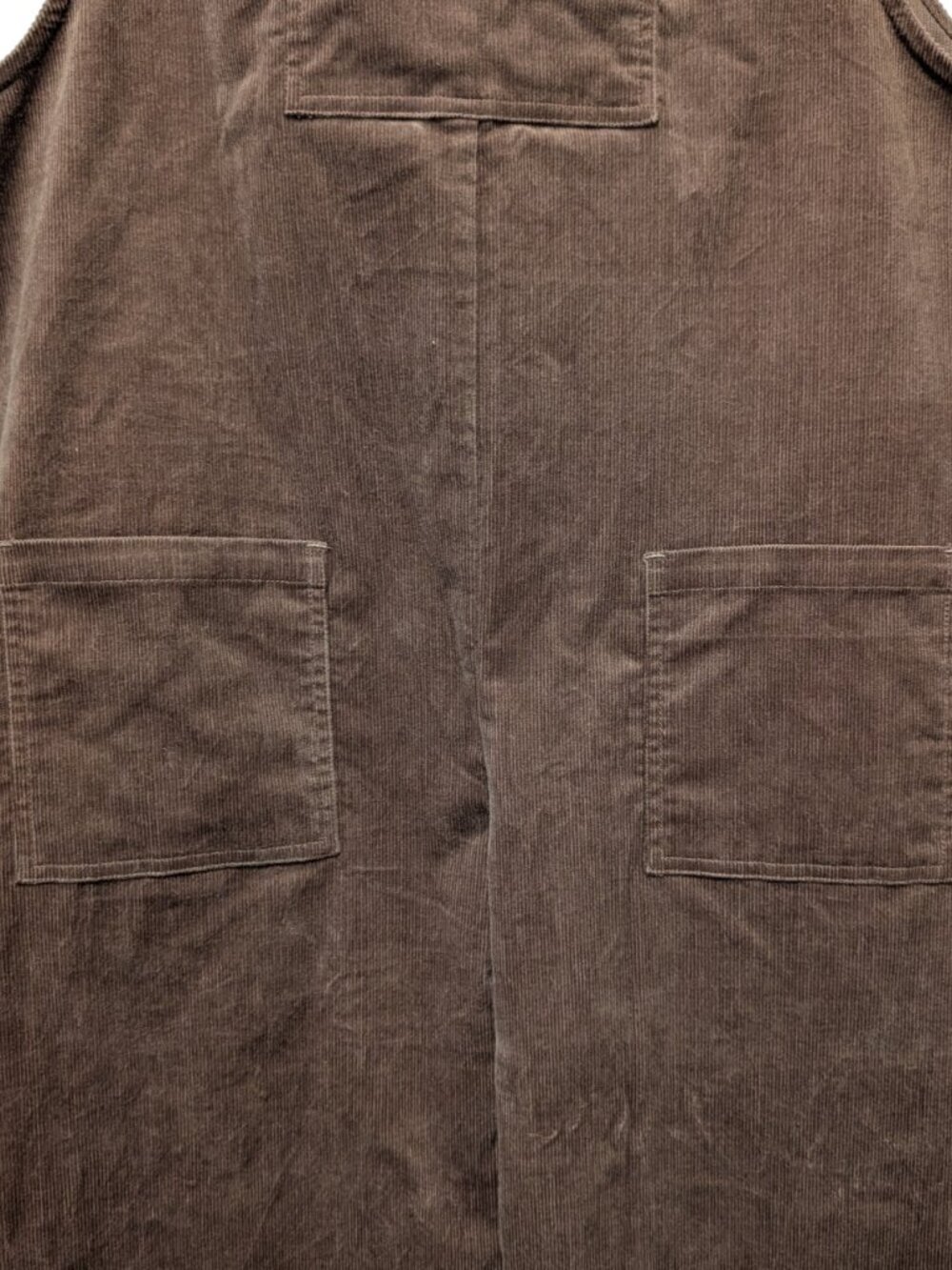 Lucy & Yak Womens NWT Sz 20R Cocoa Brown Original Org Corduroy Overall Dungarees - Picture 5 of 11